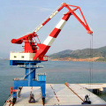 Fix base dry river port portal jib crane